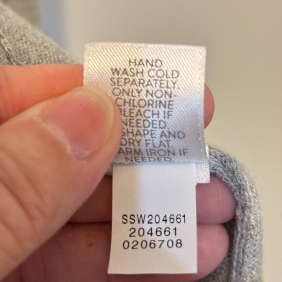 J. Jill Pure Jill Cotton Cashmere Open Front Long Sleeve Cardigan - Picture 11 of 12